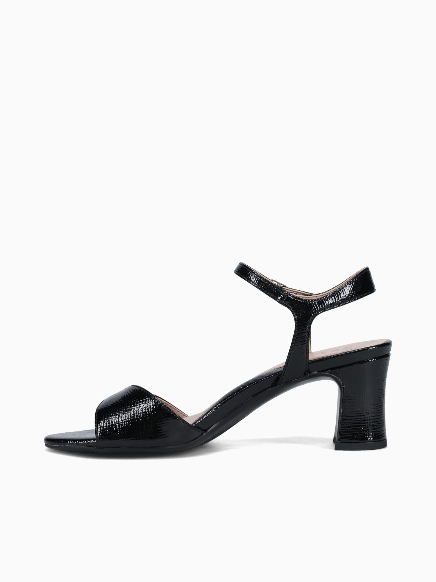 Nyla Black Textured Patent Black / 5 / M