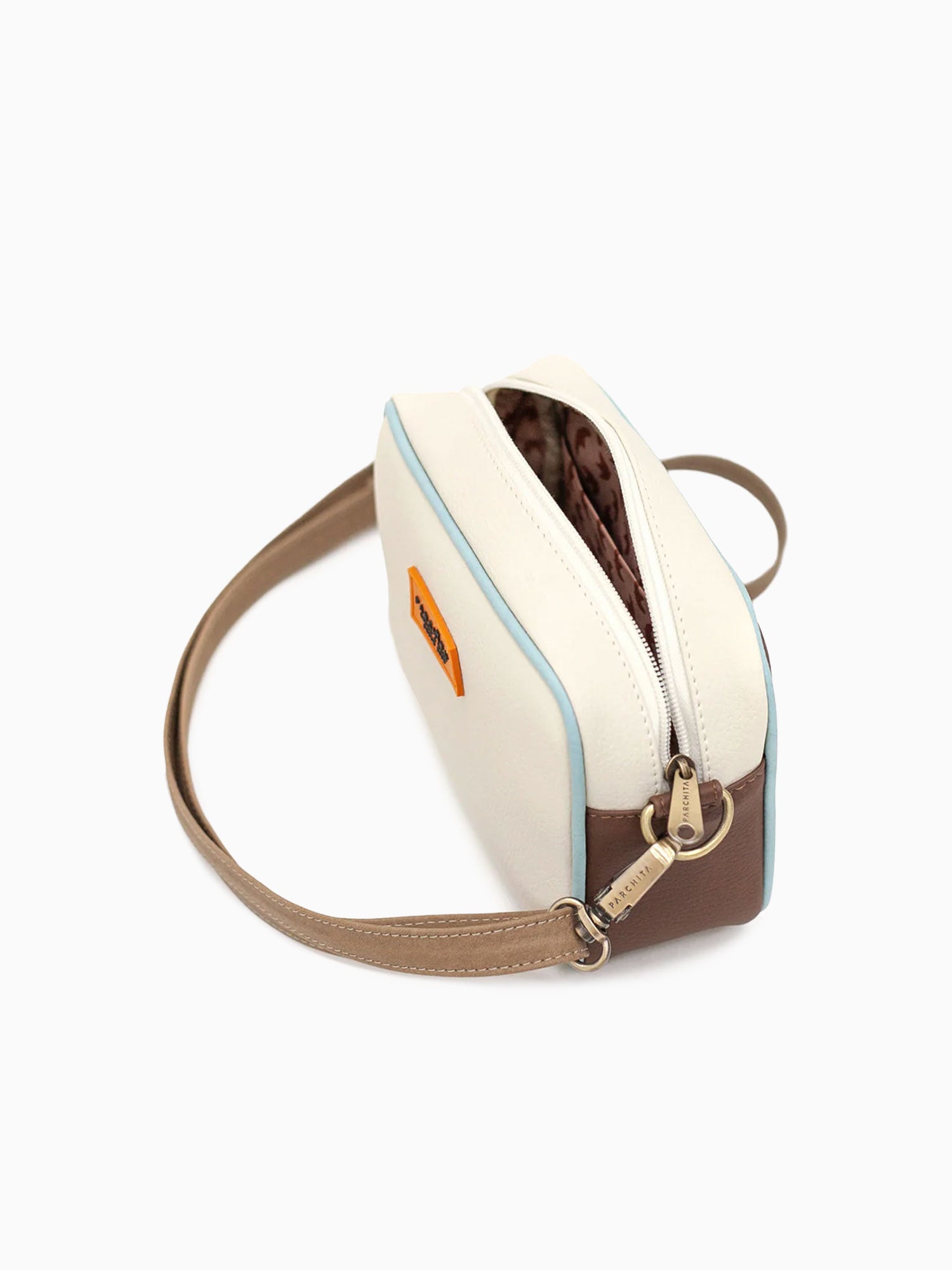 Bandolera Mika Beige X Marron Beige
