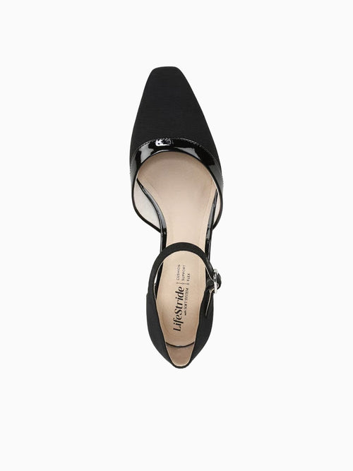 Leighton Black Fabric Patent Black / 5 / M