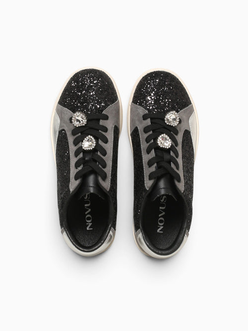 Scarlett Black Glitter Black / 5 / M