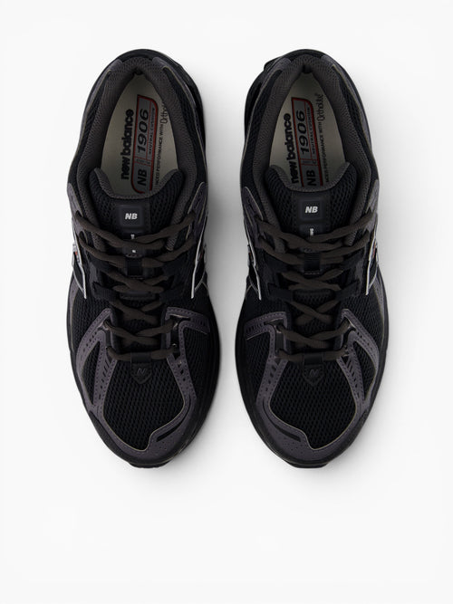 1906r Black Leather Mesh Black / 8 / M