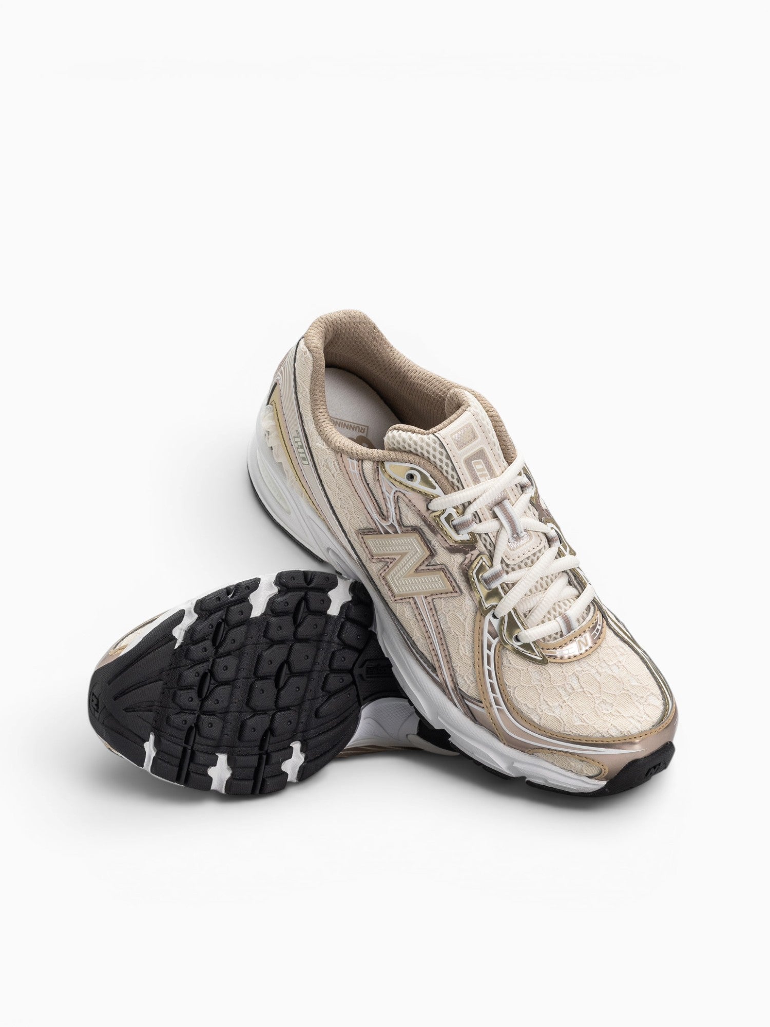 740 Gold Leather Mesh