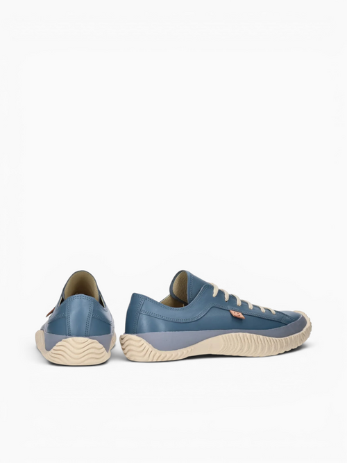 Iconic Grey Blue Leather Blue / 8 / M