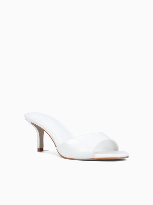 Maarva White Leather White / 5 / M