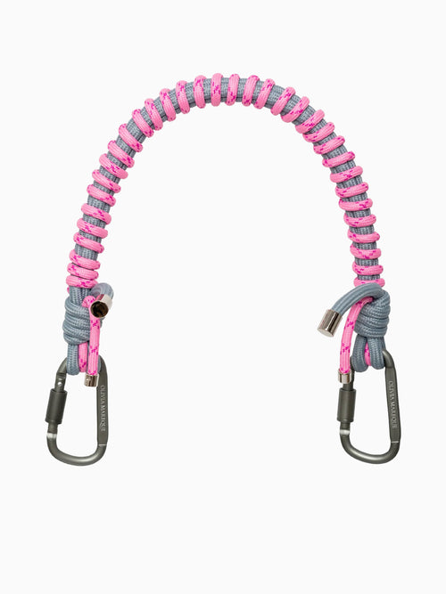 Nylon Chain 60cm Pink Grey Pink