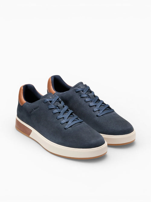 Grandpro Angleace Navy Blazer Suede Navy / 7 / M