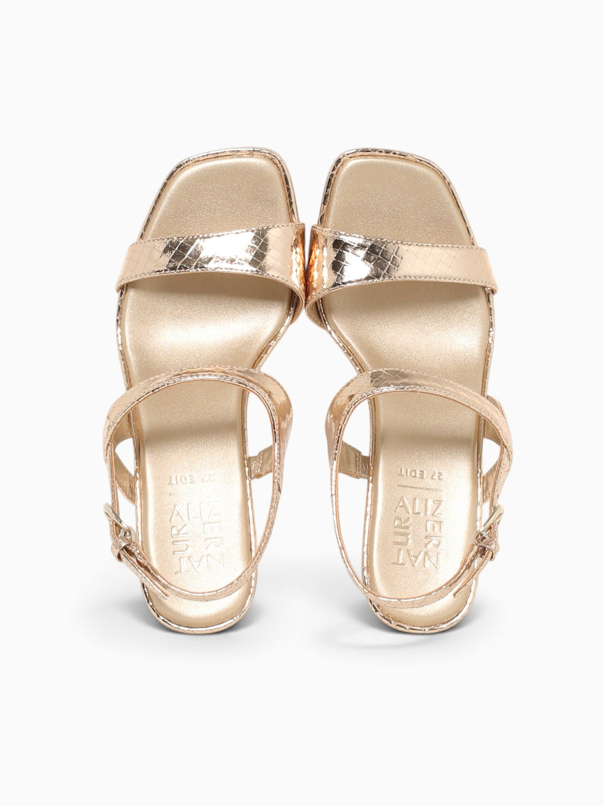 Suri Champagne Metallic Leather Champagne / 5 / M