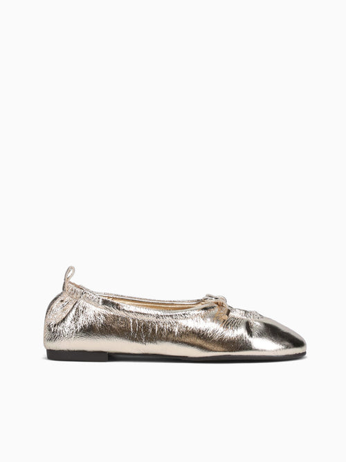 Audrey Platino Leather Gold / 5 / M