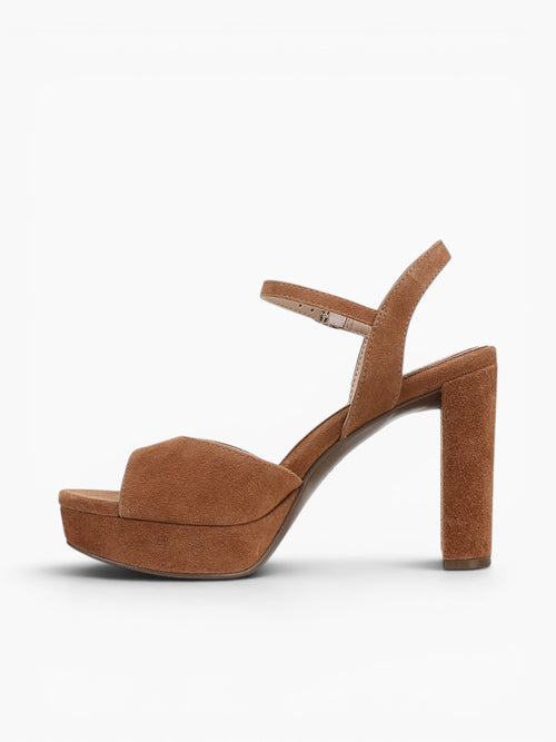 Marigold Dark Chestnut Suede Tan / 5 / M