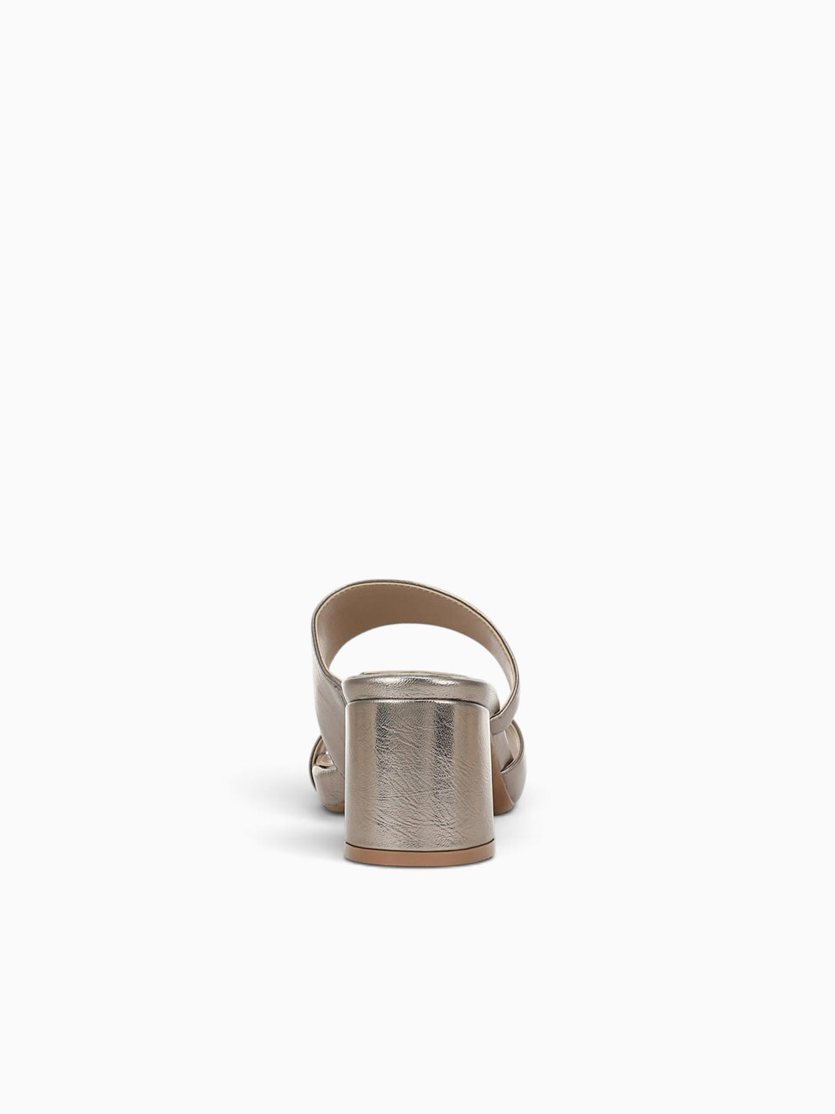 Iman Patina Pewter Metallic Leather Pewter / 5 / M