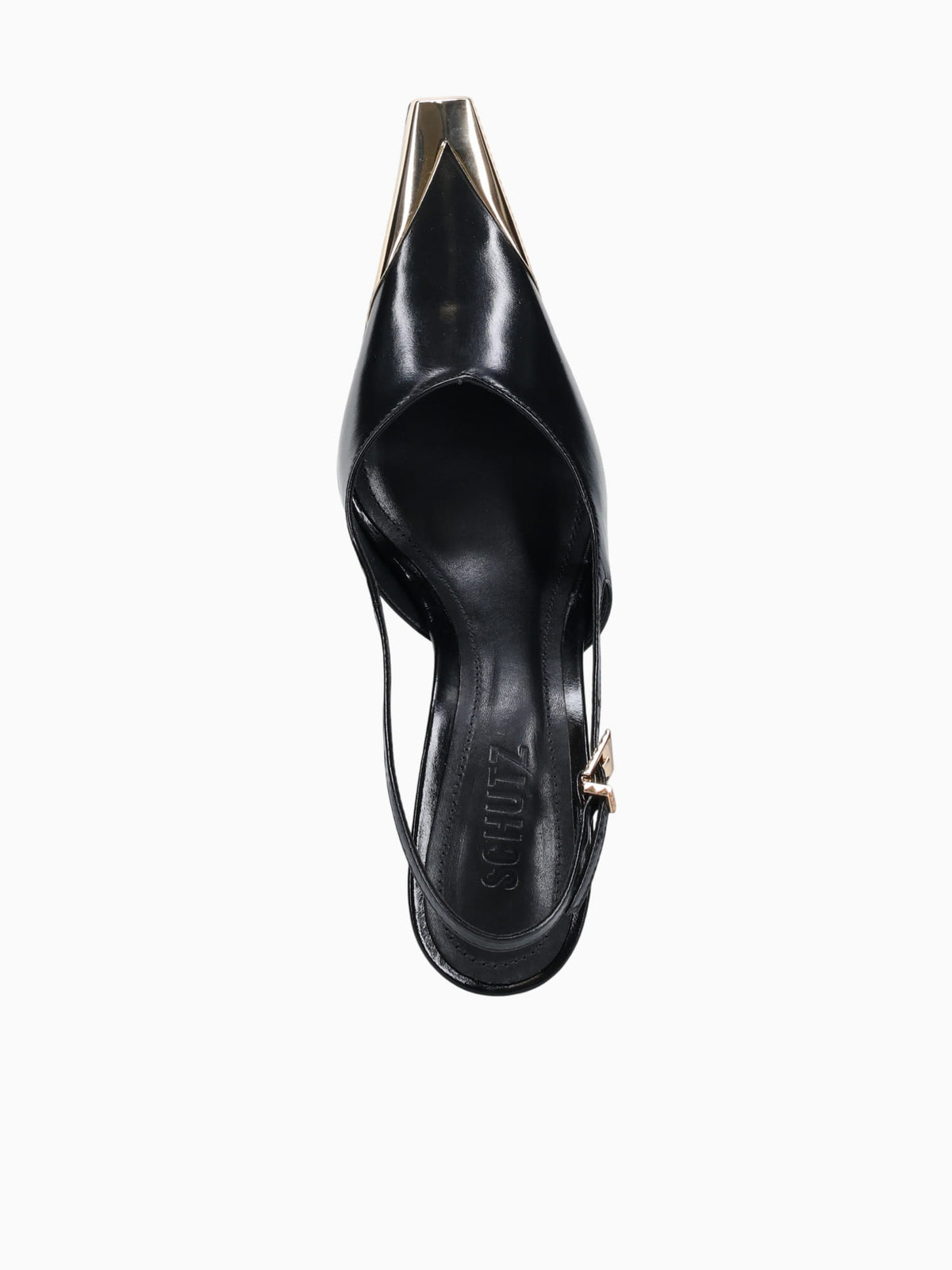Silvia Black Polish Leather Black / 5 / M