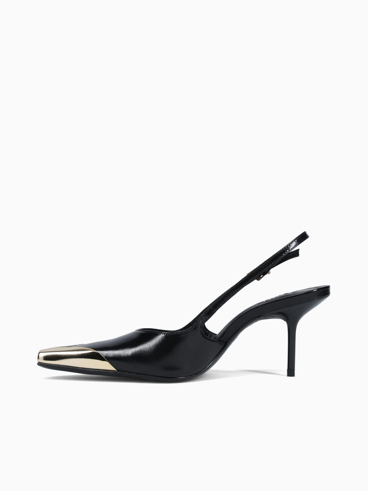 Silvia Black Polish Leather Black / 5 / M