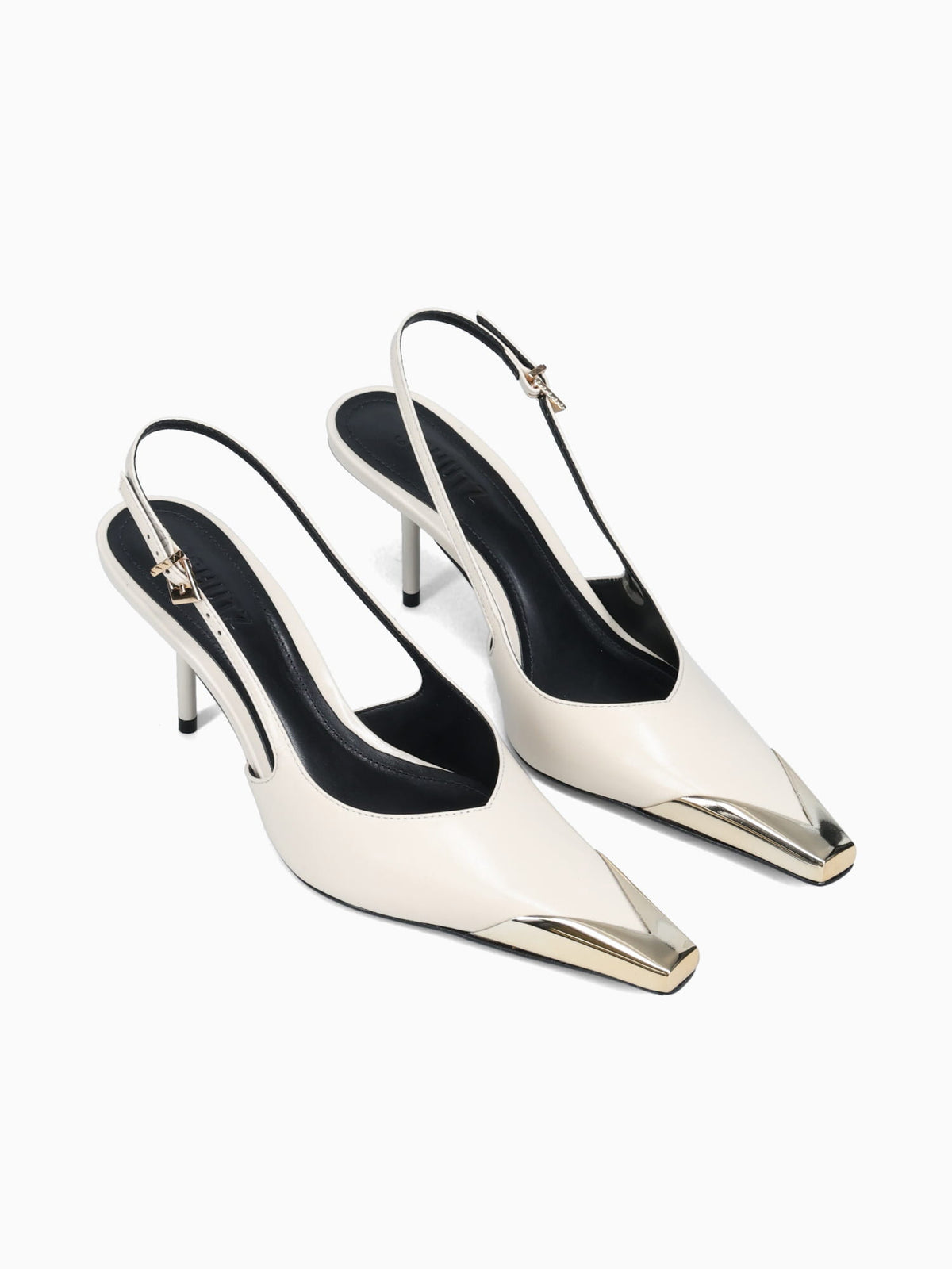 Silvia Sugar White Polish Leather White / 5 / M
