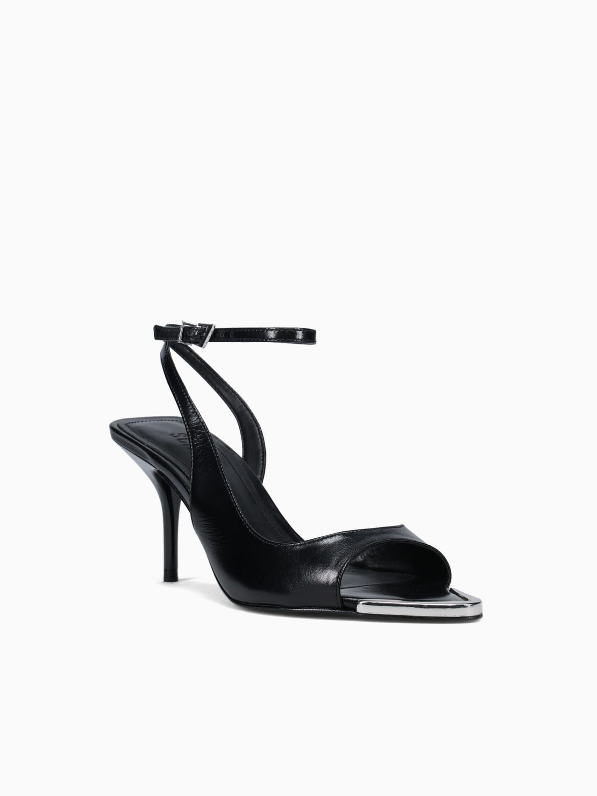 Sasha Black Polish Leather Black / 5 / M
