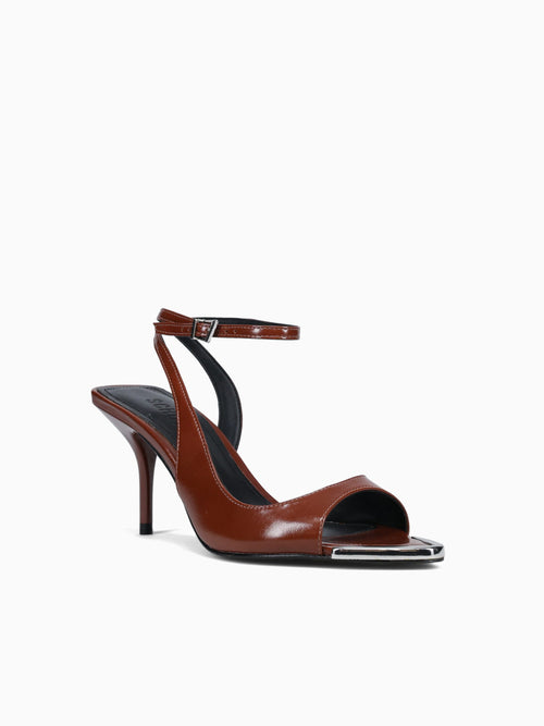 Sasha Warm Toffee Polish Leather Brown / 5 / M