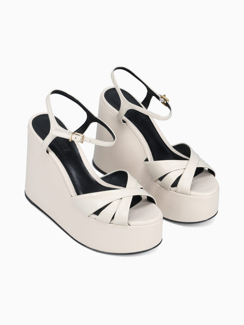 Salome Sugar White Leather White / 5 / M