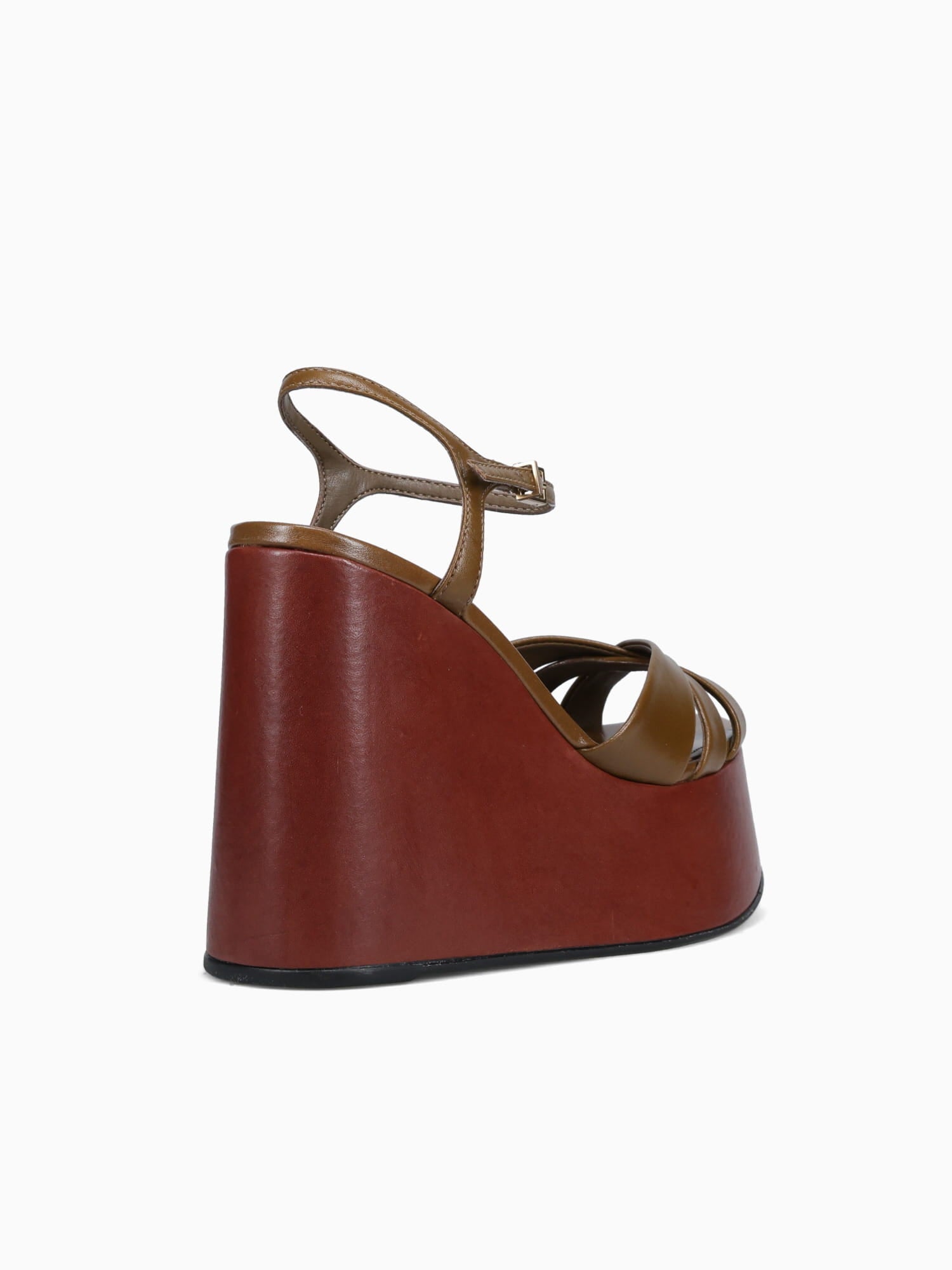 Salome Dried Olive Leather Dark Brown / 5 / M