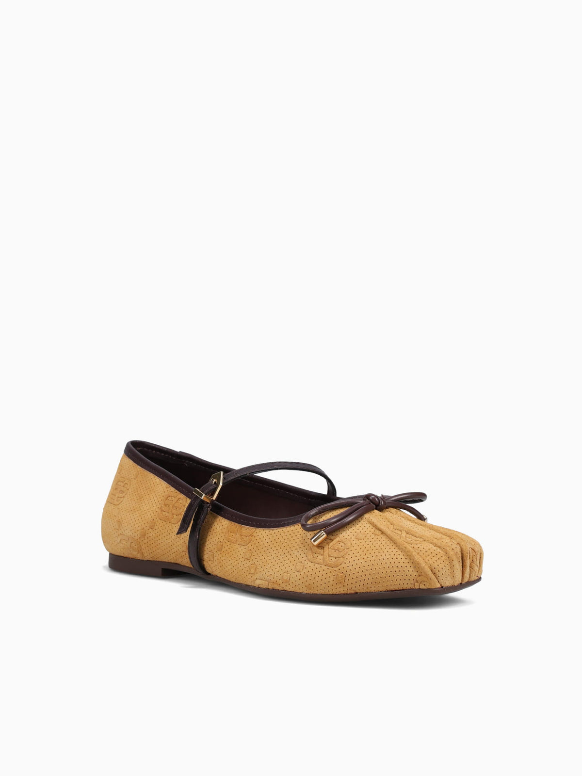 Skylar Amber Maplewood suede leather Dark Yellow / 5 / M