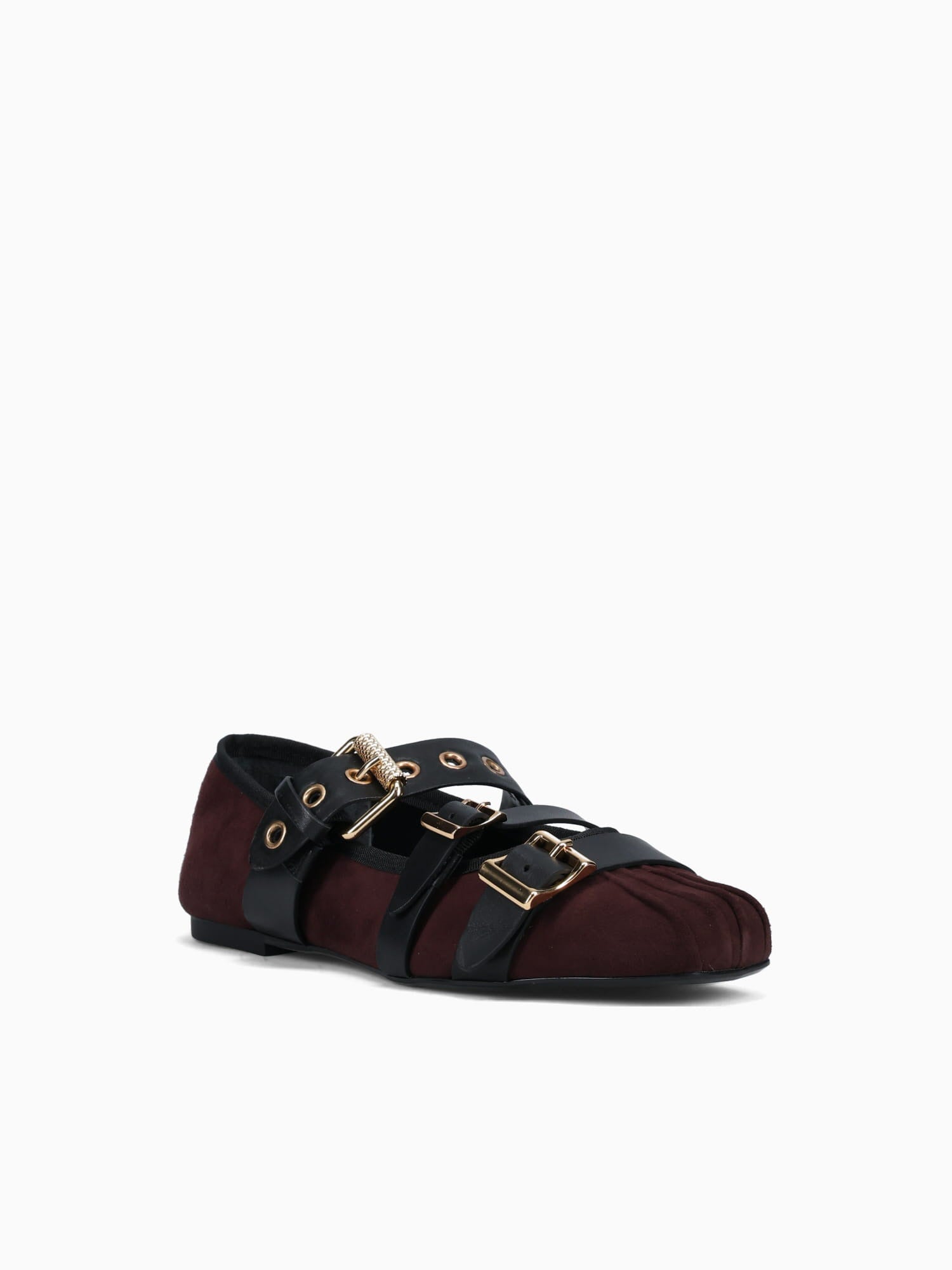 Sevyn Maplewood Black Suede Leather Black / 5 / M