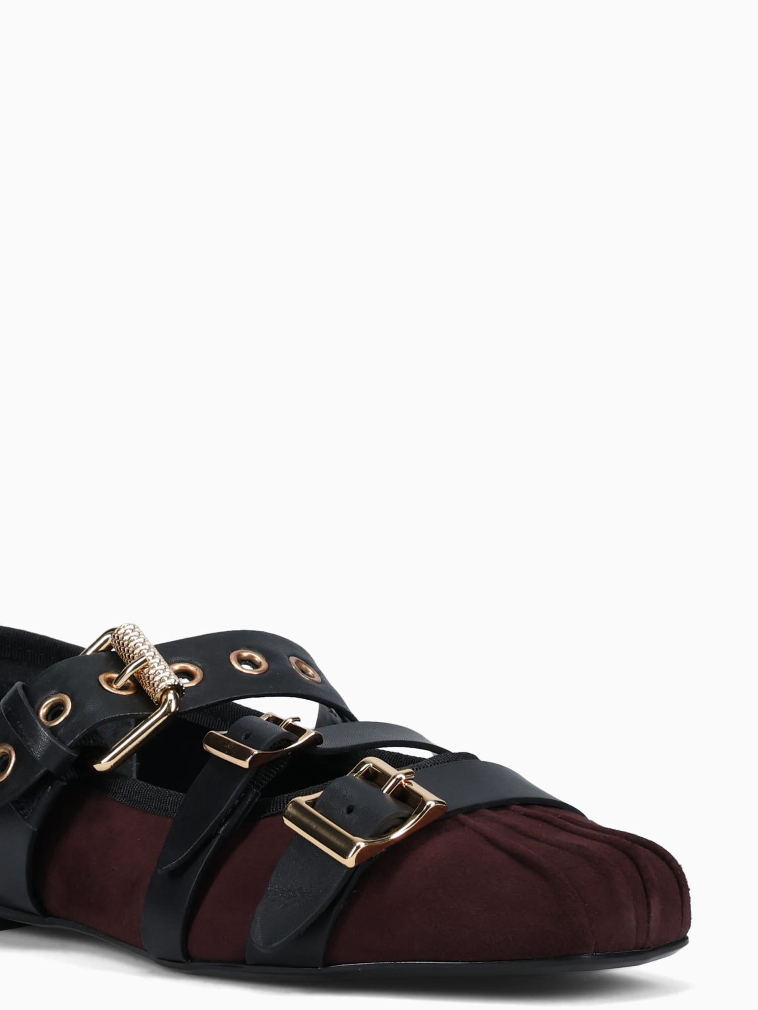 Sevyn Maplewood Black Suede Leather Black / 5 / M