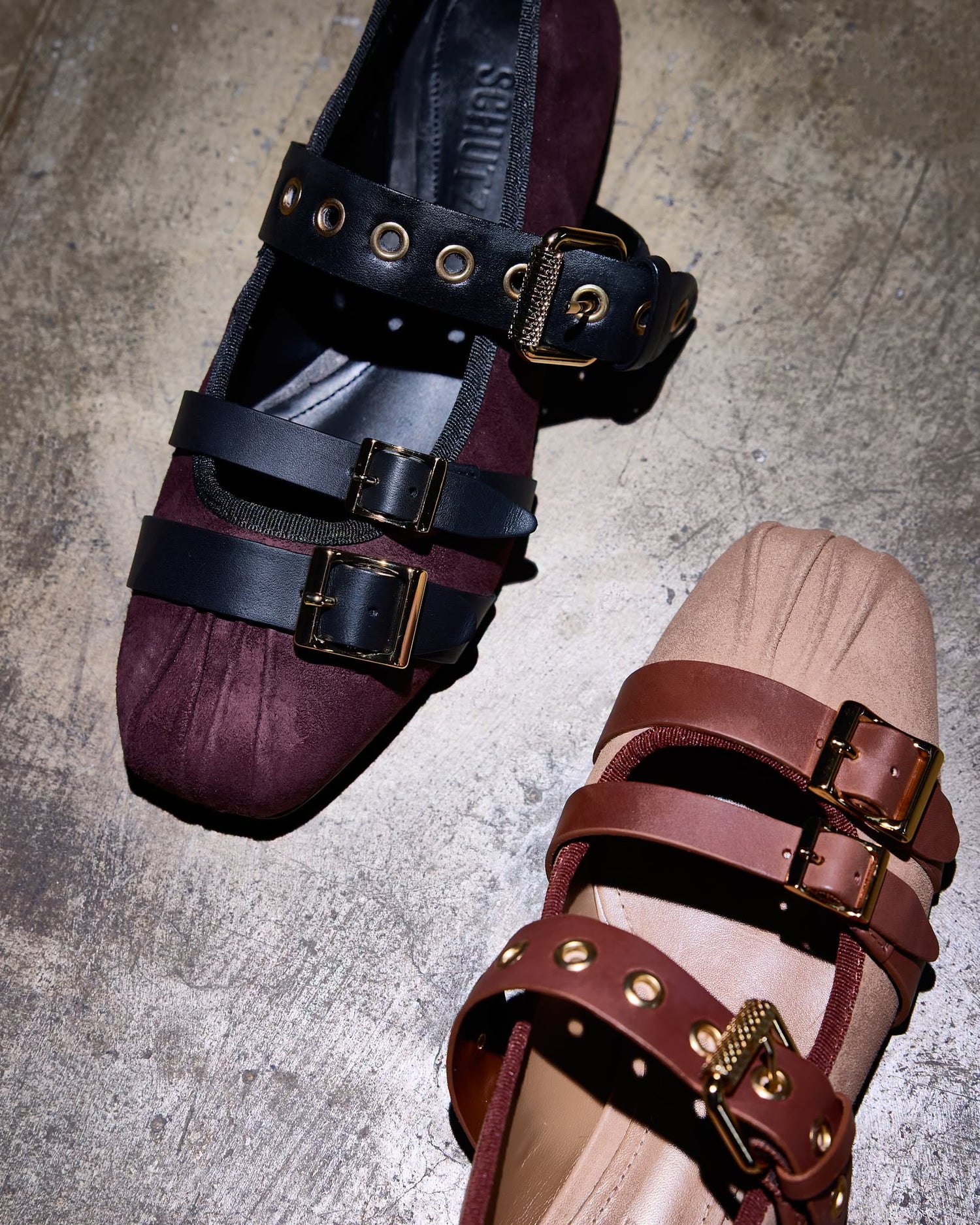 Sevyn Maplewood Black Suede Leather
