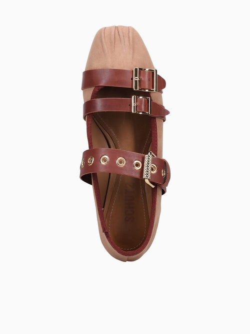 Sevyn Sonoa Warm toffe suede leather Light Brown / 5 / M