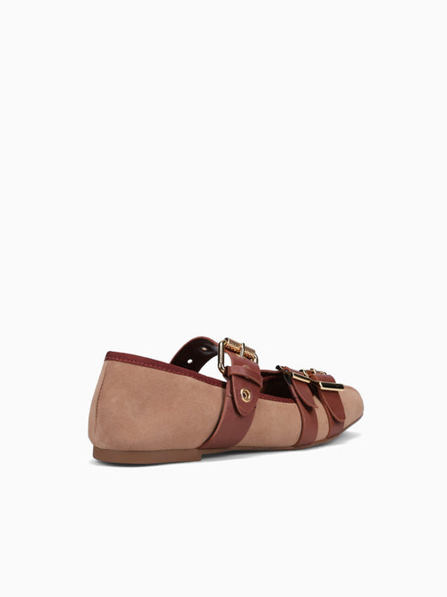 Sevyn Sonoa Warm toffe suede leather Light Brown / 5 / M