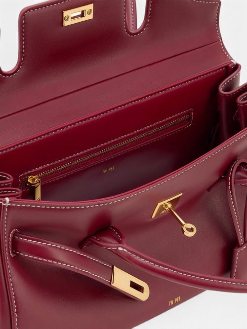 Yara Shoulder Bag Burgundy Wine
