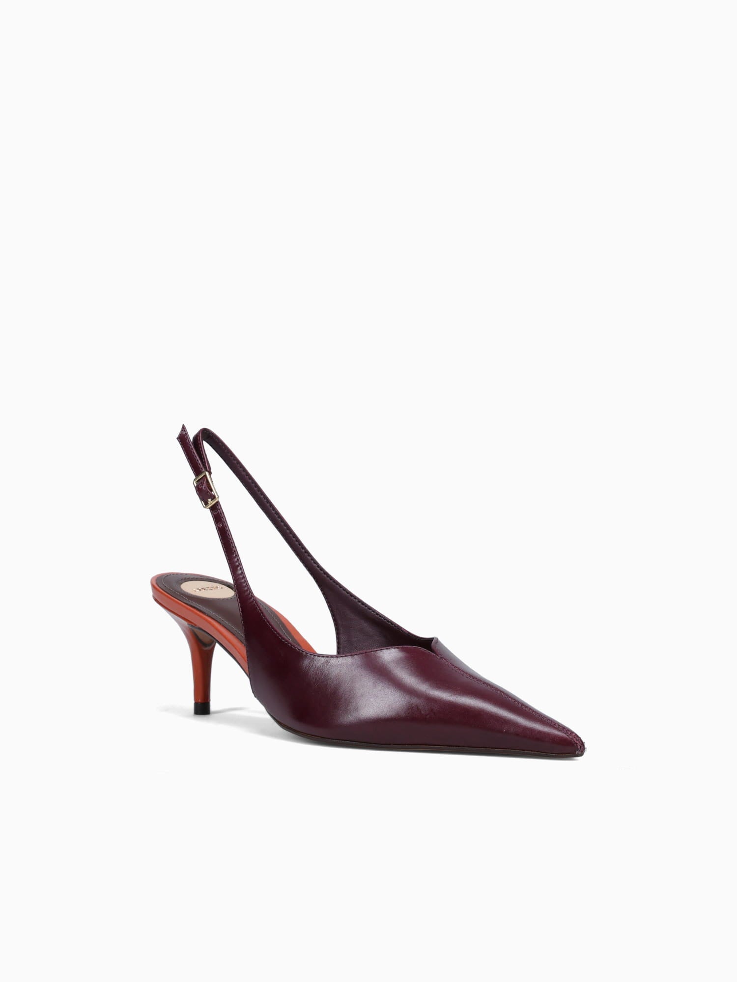 Janet Dark Bordo Leather Wine / 5 / M