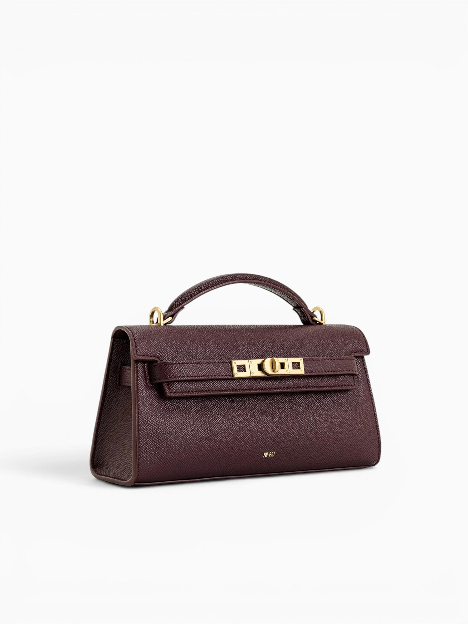 Noor Top Handle Deep Burgundy Wine