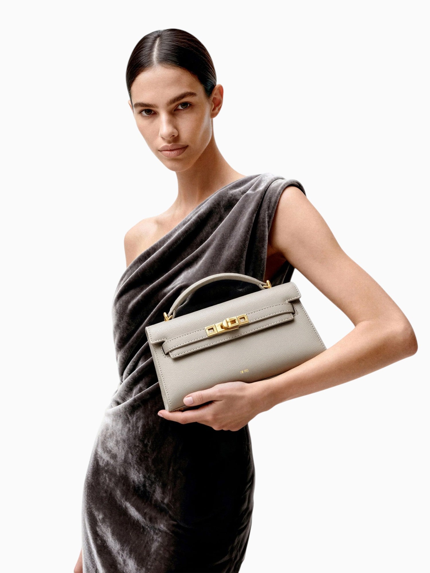 Noor Top Handle Elephant Grey Grey