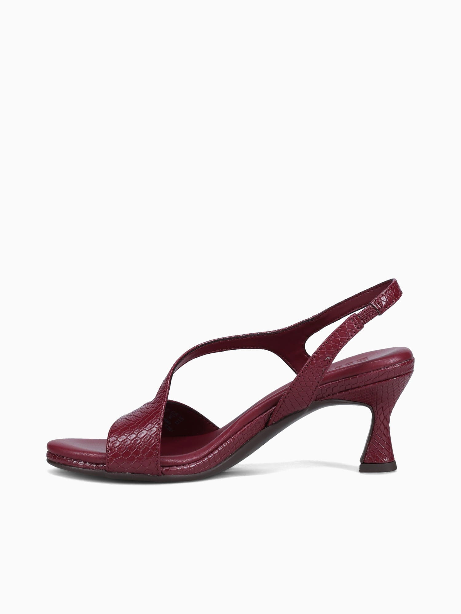 Joriana Cranberry Snake Dark Red / 5 / M