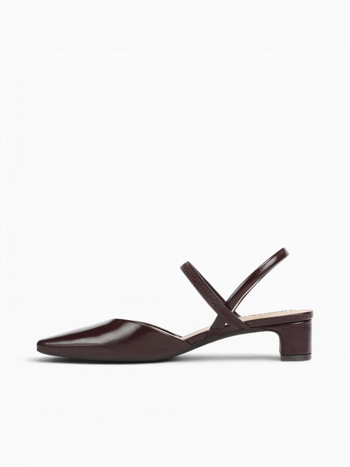 Lainey Chocolate Plum Smooth Dark Brown / 5 / M