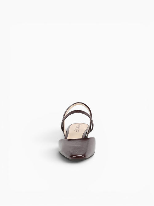 Lainey Chocolate Plum Smooth Dark Brown / 5 / M