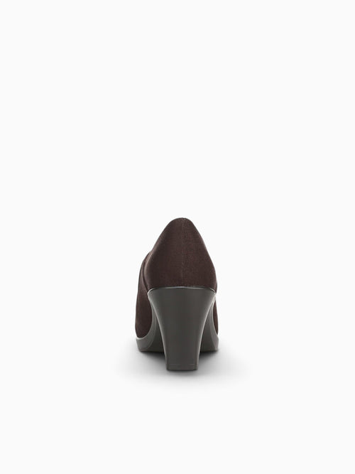 Elegant Dark Chocolate Suede Dark Brown / 5 / M