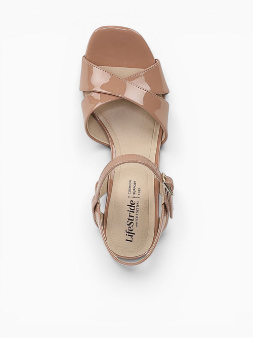 Alice Desert Nude Patent Tan / 5 / M