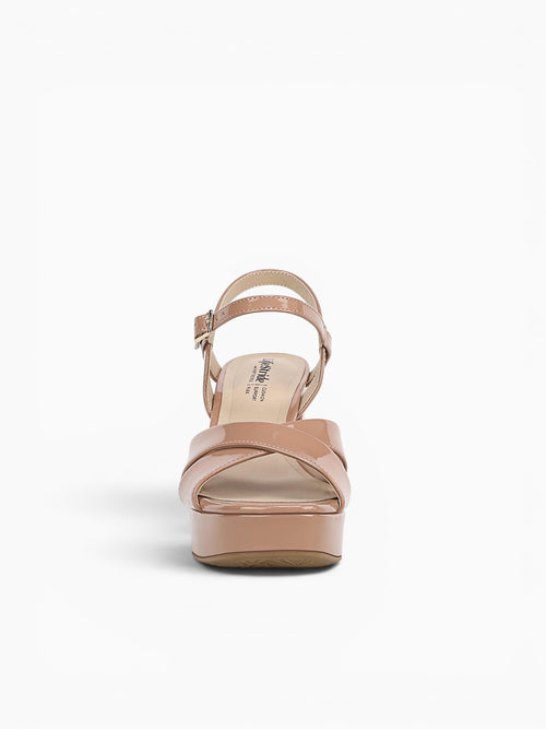 Alice Desert Nude Patent Tan / 5 / M
