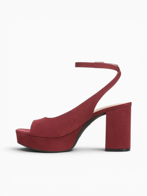 Aliyah Merlot Red Suede Wine / 5 / M