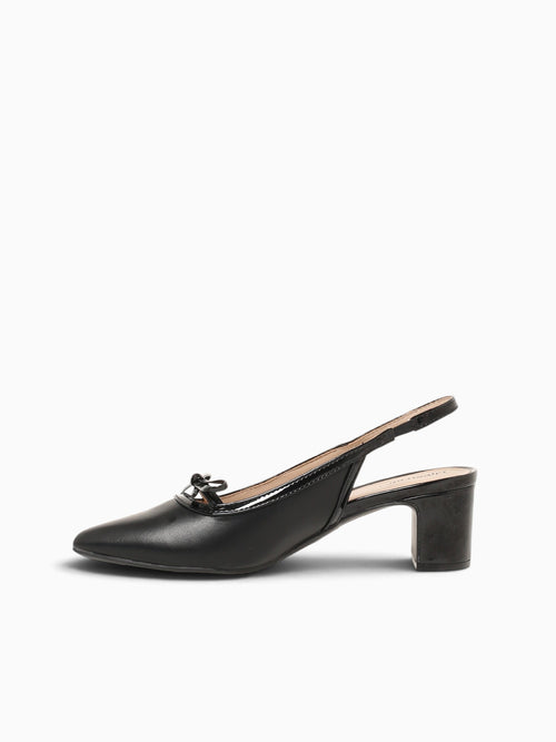 Maisy Black Smooth Black / 5 / M