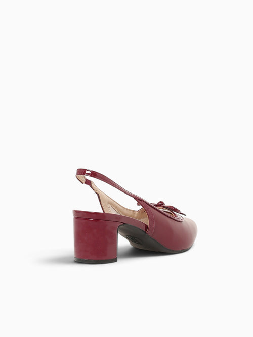 Maisy Dark Cherry Smooth Dark Red / 5 / M