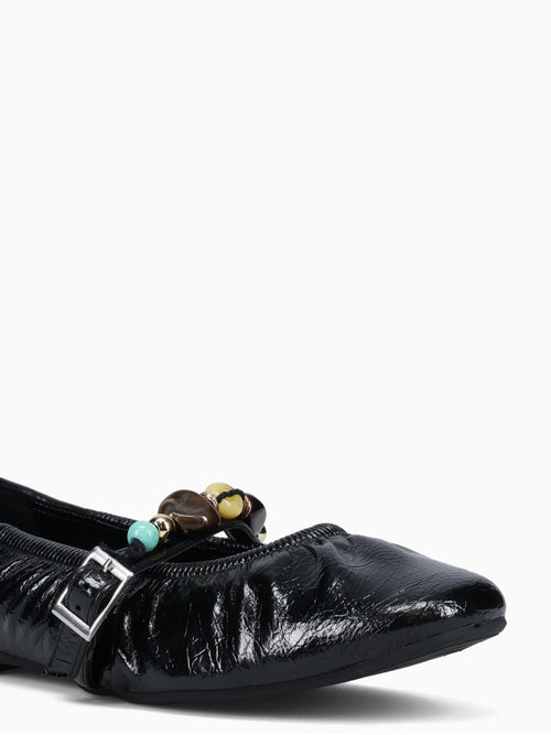 Eros Black Shine Nappa Black / 5 / M