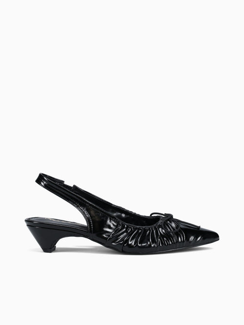 Chantal Black Nappa Black / 5 / M