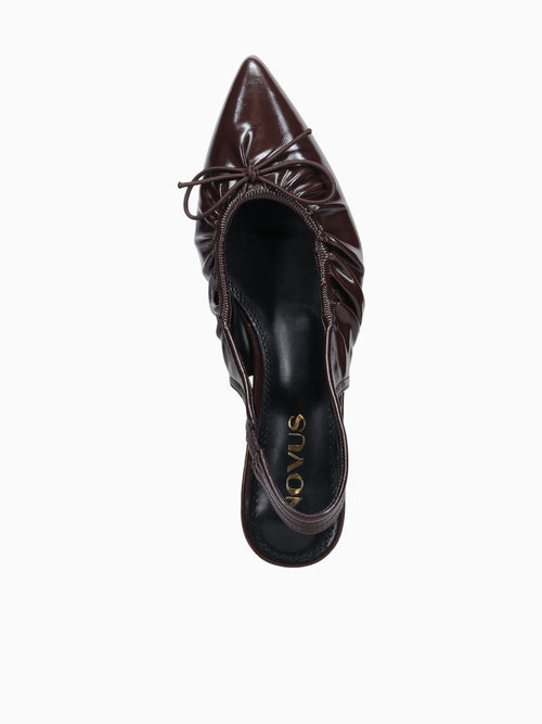 Chantal Coffee Nappa Brown / 5 / M