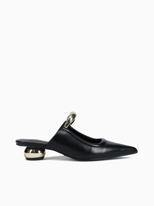 Gael Black Shine Nappa Black / 5 / M