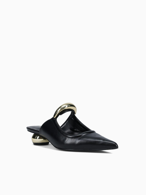 Gael Black Shine Nappa Black / 5 / M