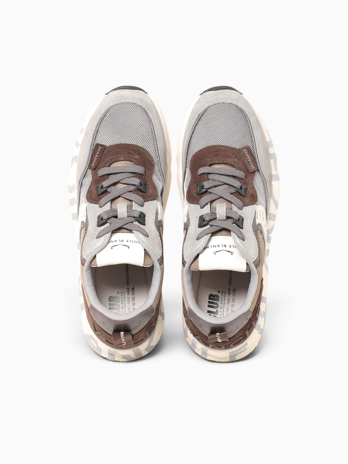 Club 01 Gray Brown suede Nylon Grey / 41 / M