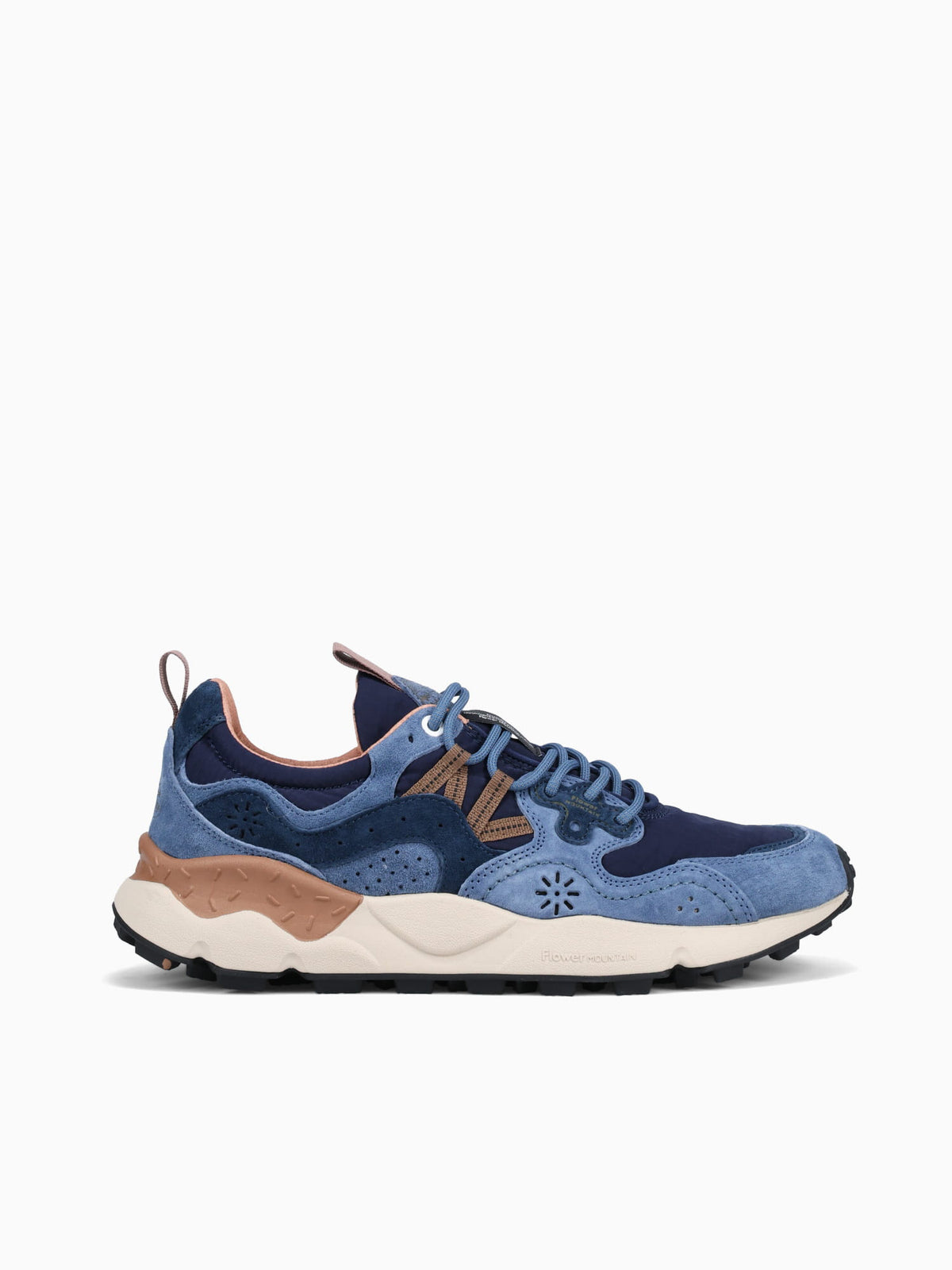 Yamano 3 Man Navy Brown suede Nylon Navy / 41 / M