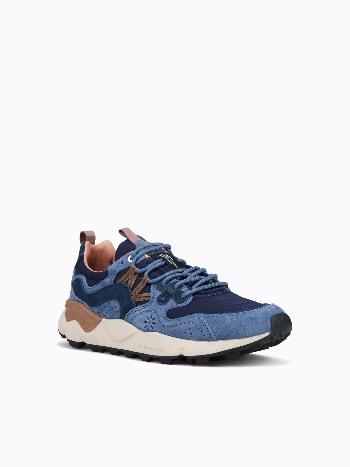 Yamano 3 Man Navy Brown suede Nylon Navy / 41 / M