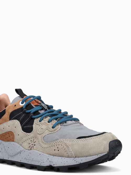 Yamano 3 Man Dk.beige Grey suede Nylon Beige / 41 / M