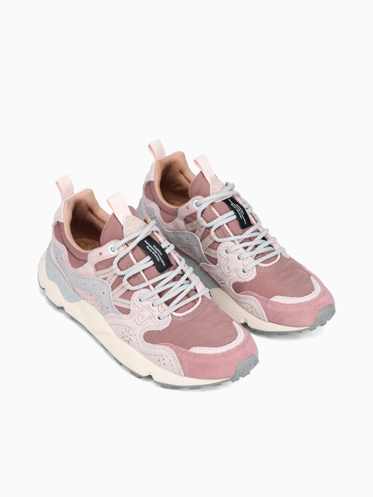 Yamano 3 Woman Rose Pink suede Nylon Pink / 36 / M